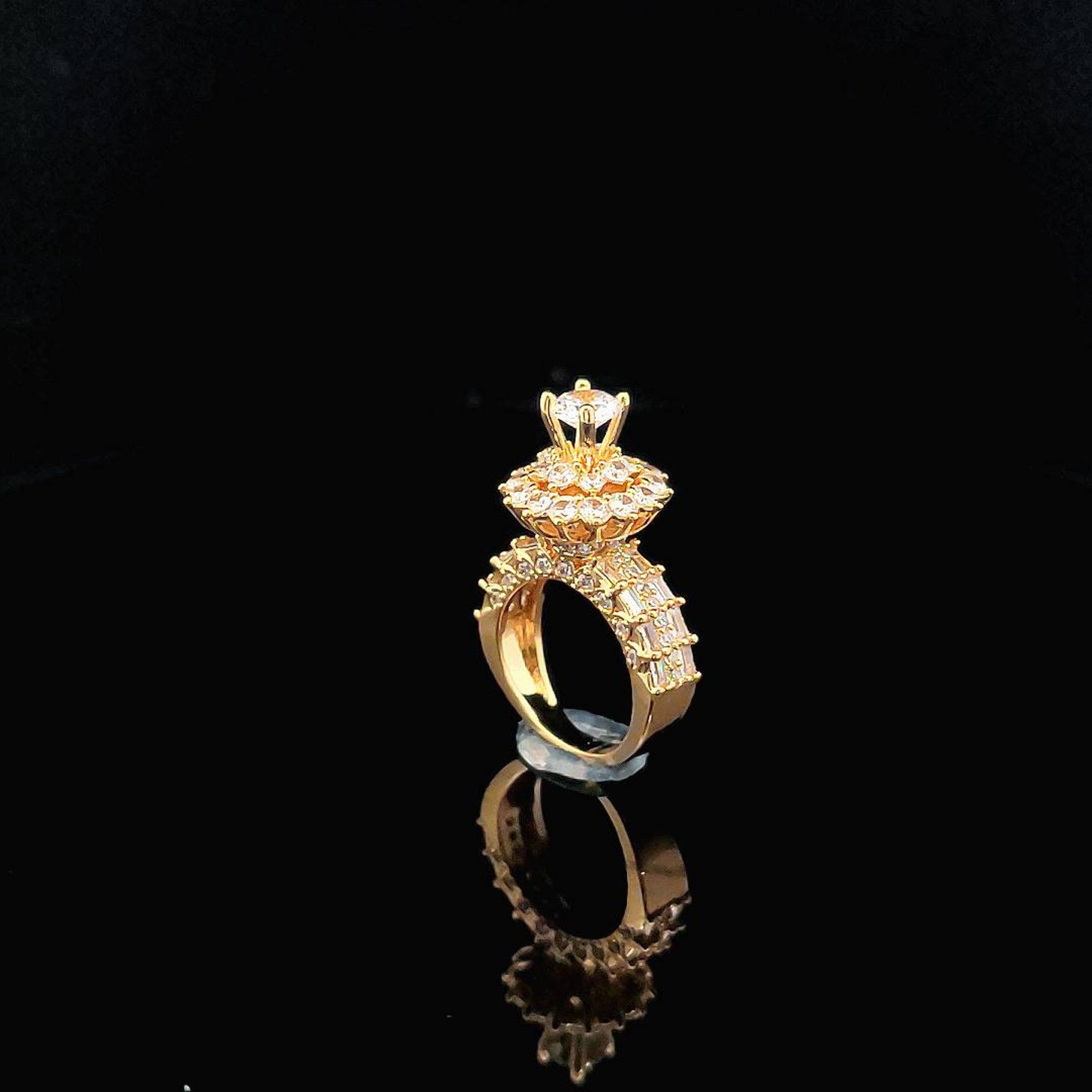 N1118 Nhẫn nữ đính dá CZ cao cấp hột cao sáng lấp lánh