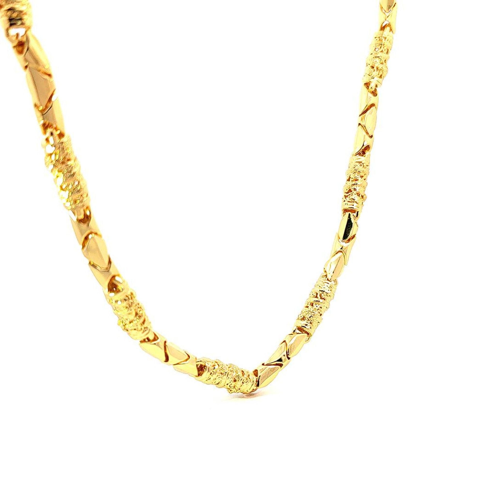 D59  UHA Dây chuyền nam rồng si mạ, kiểu dáng sang trọng Trang Sức Jewelry