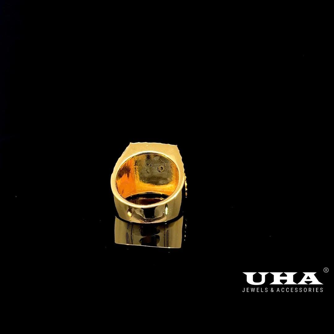 N899 Nhẫn nam phong thủy chữ LỘC  cao cấp UHA sang trọng lịch lãm  UHA