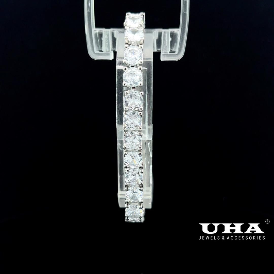 L662 Lắc tay unisex đính đá cao cấp sáng lấp lánh UHA  Phụ Kiện