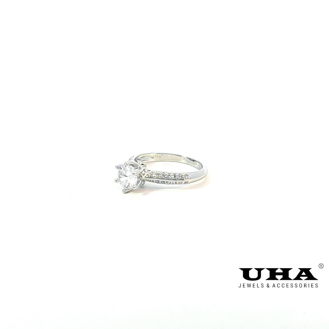 N1071 nhẫn nữ đính đá CZ cao cấp bền màu UHA Women