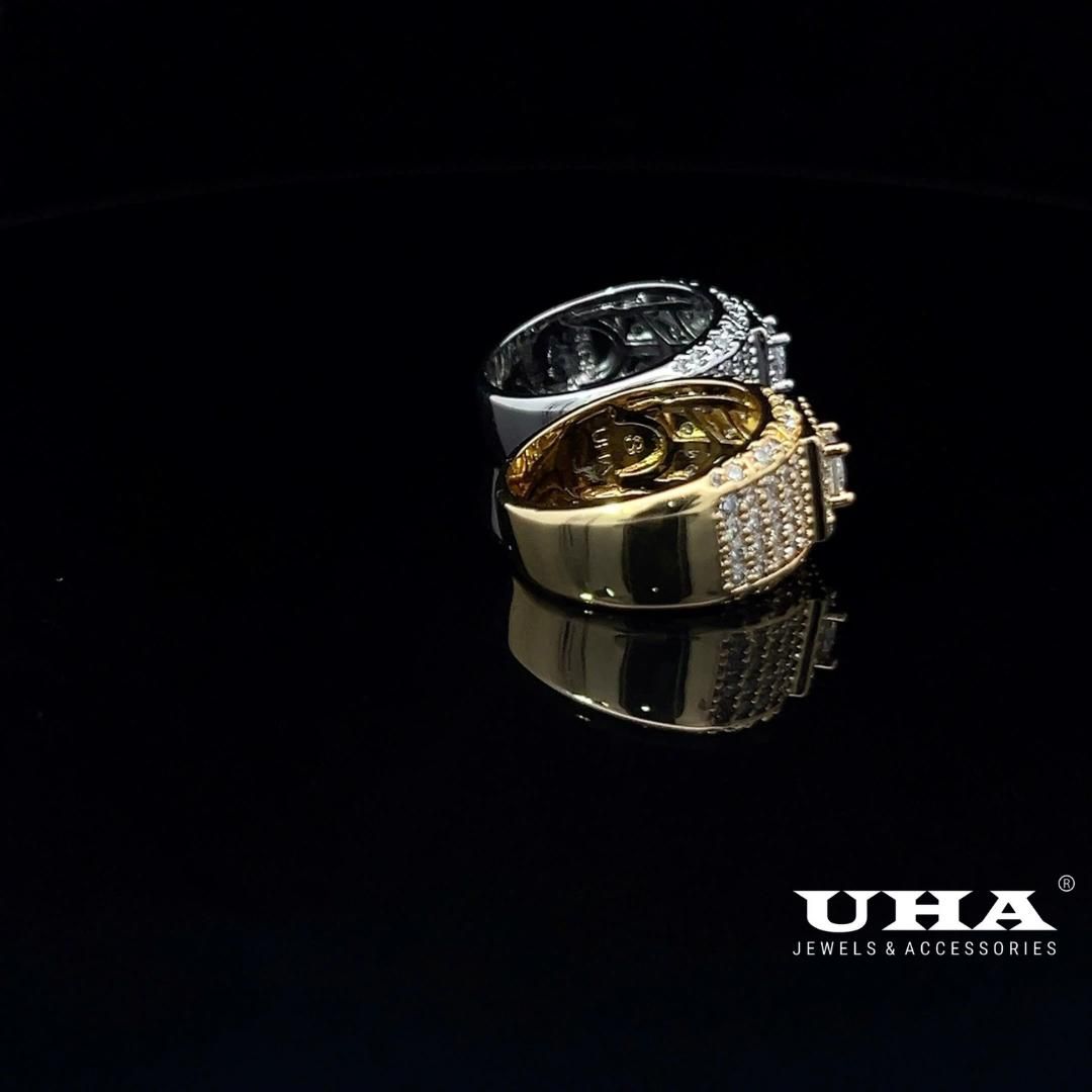 N1221 Nhẫn nam đính đá CZ cao cấp thiết kế tinh tế nhẹ nhàng UHA