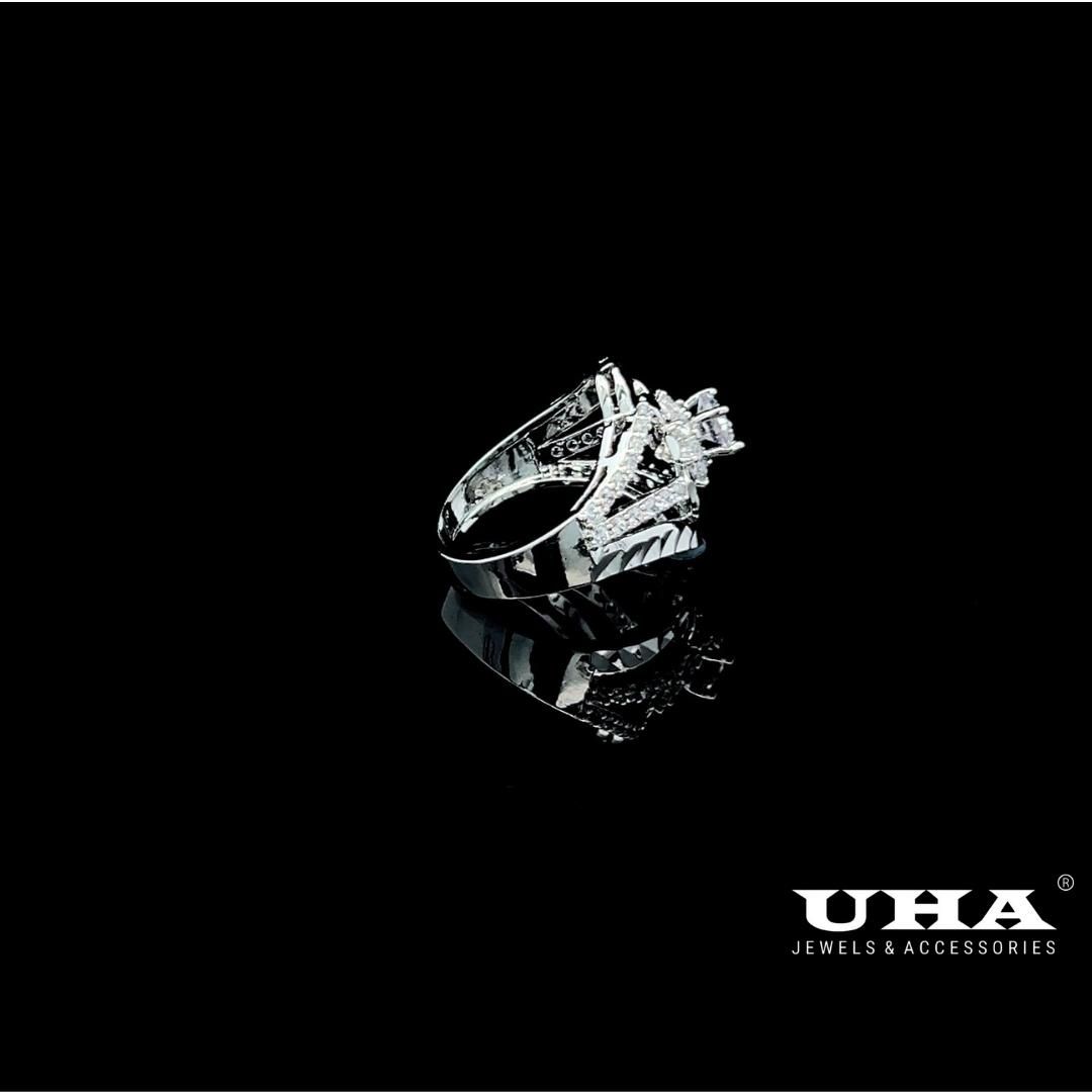N479 Nhẫn nữ đính đá Cz cao cấp sáng lấp lánh UHA Women