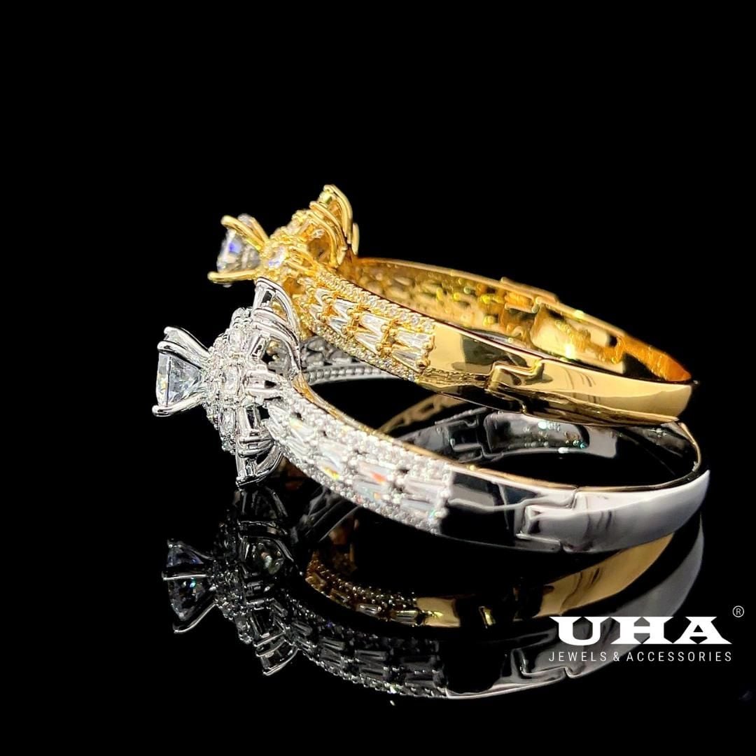 V599 Vòng tay nữ đính đá CZ cao cấp thiết kế tinh tế nhẹ nhàng UHA