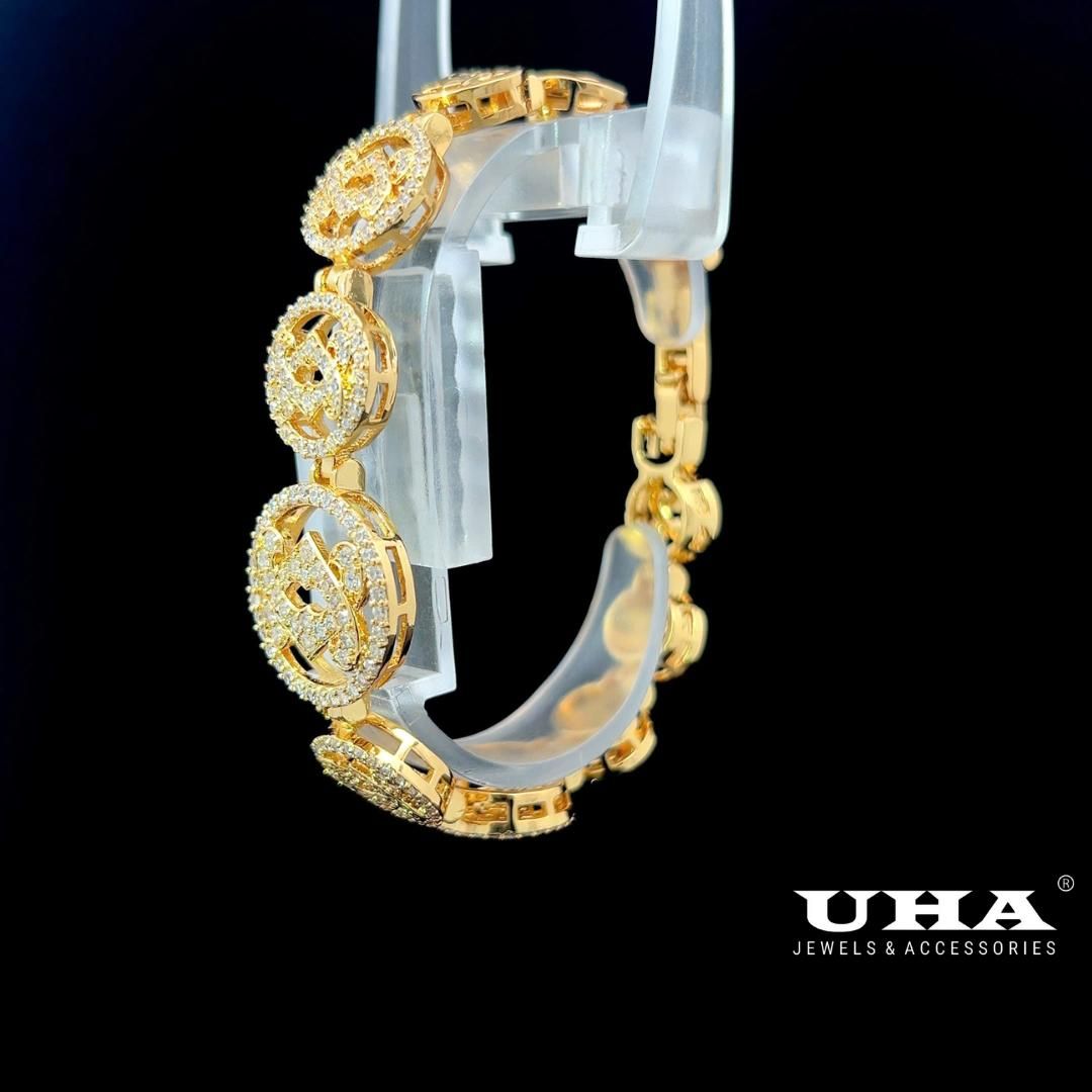 L643 Lắc tay nữ đính đá CZ cao cấp thiết kế tinh tế trẻ trung cá tính UHA