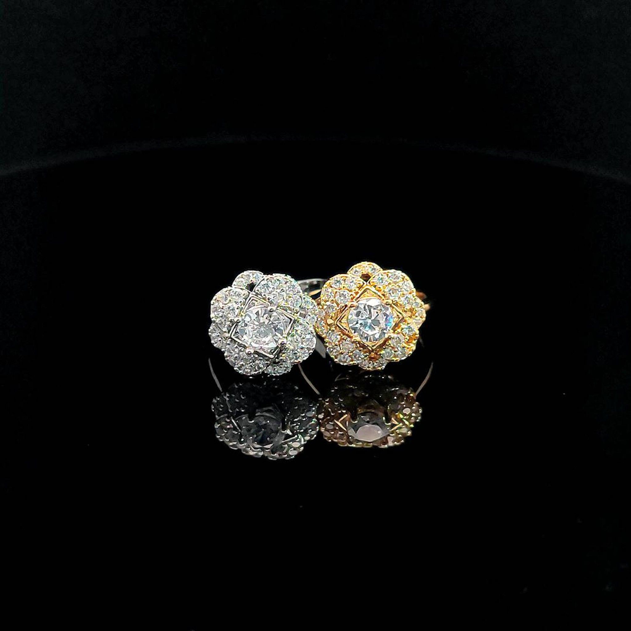 N1077 nhẫn nữ đính đá CZ cao cấp bền màu UHA Women