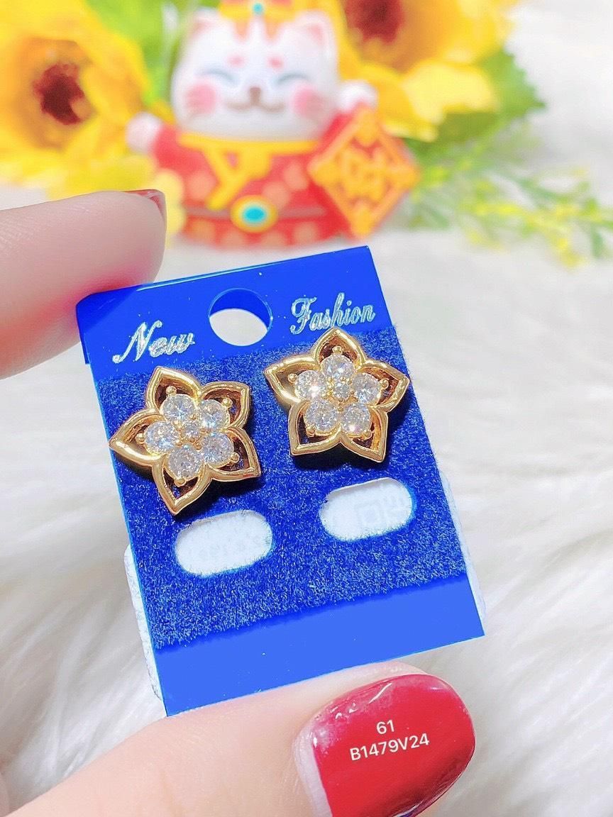 B1479 Bông tai sao 5 cánh xinh xắn SIÊU DỄ THƯƠNG -UHA Voi