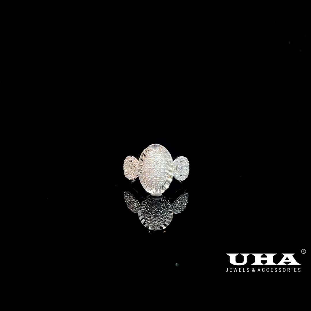 N903  Nhẫn nữ UHA đính đá CZ cao cấp sáng lấp lánh UHA Women