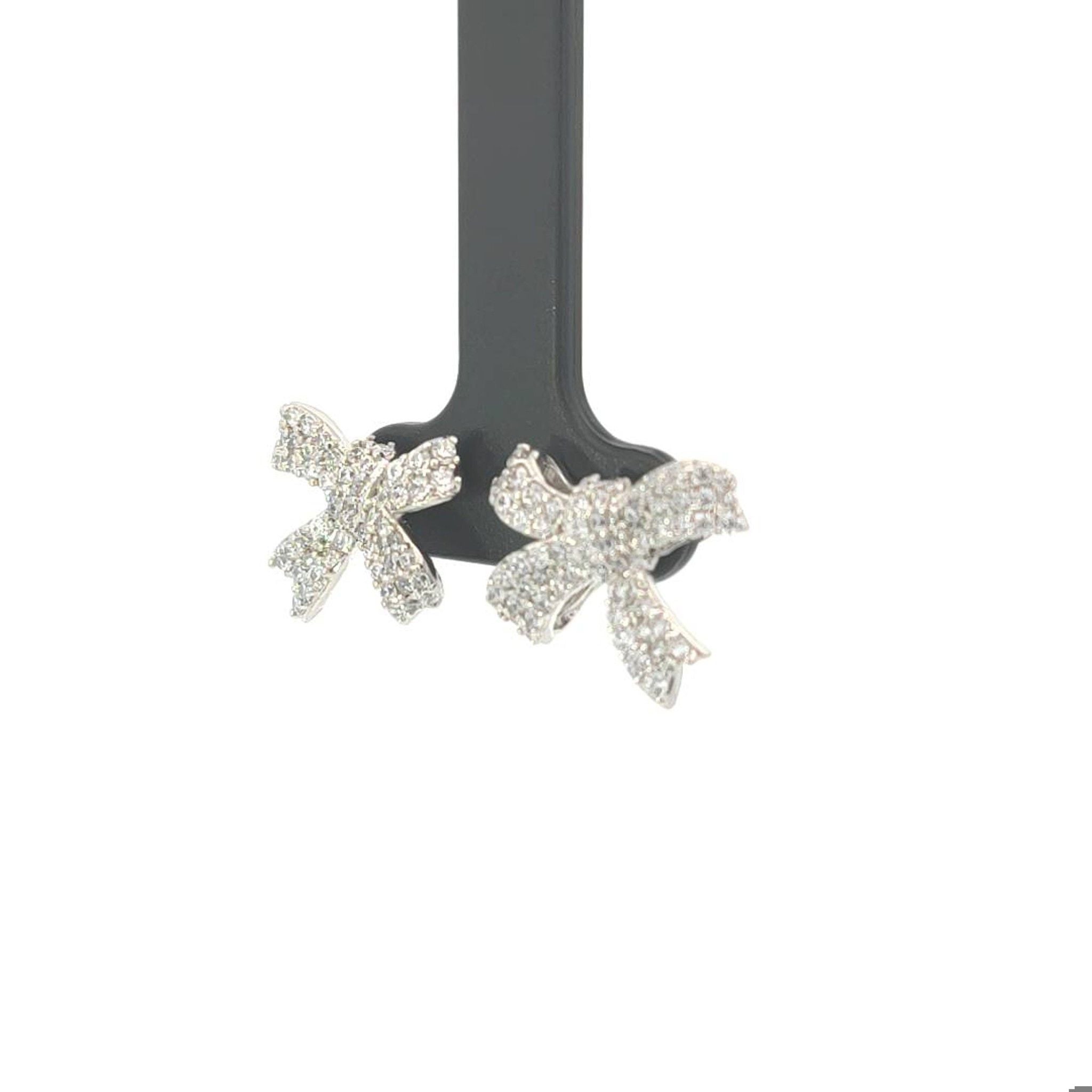 B1460 Bông tai nữ thiết kế kiểu thắt nơ siêu xinh UHA Women Voi