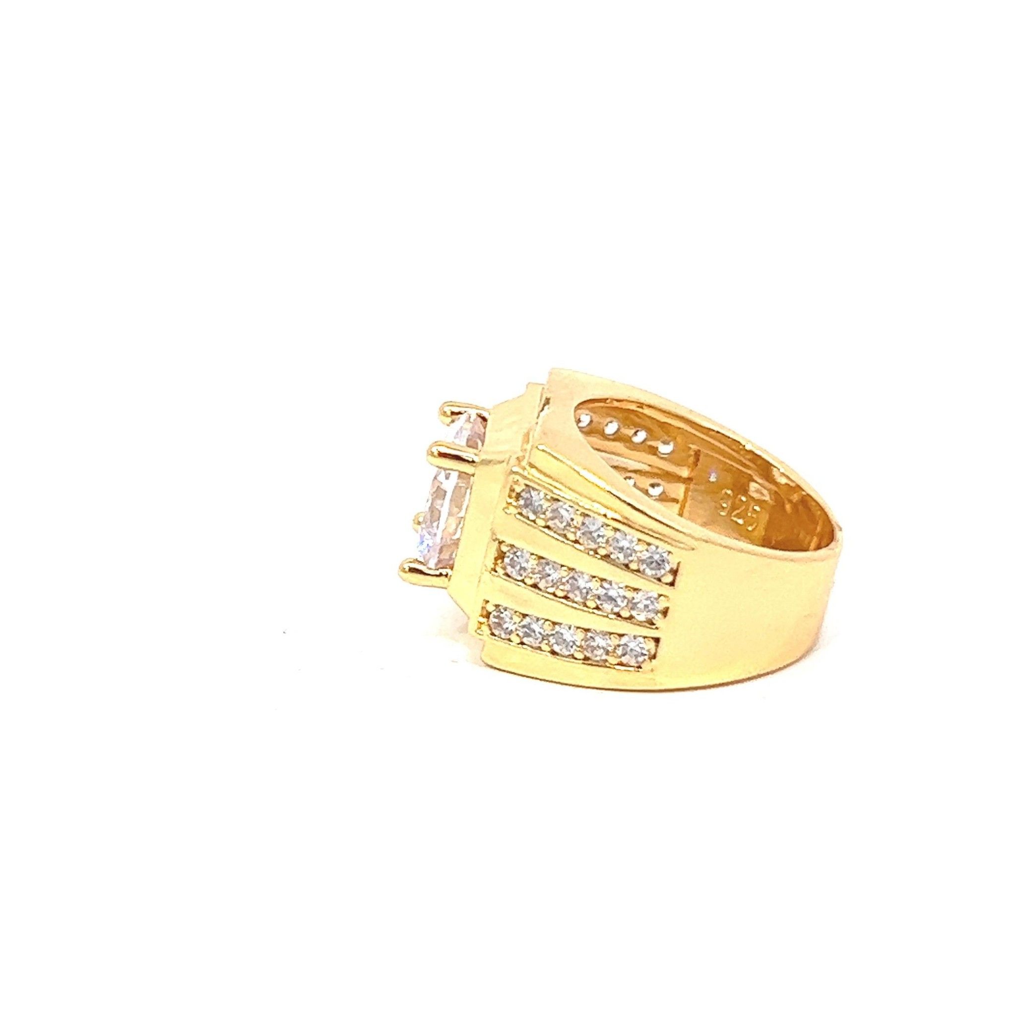 N849 Nhẫn nam đính đá CZ cao cấp