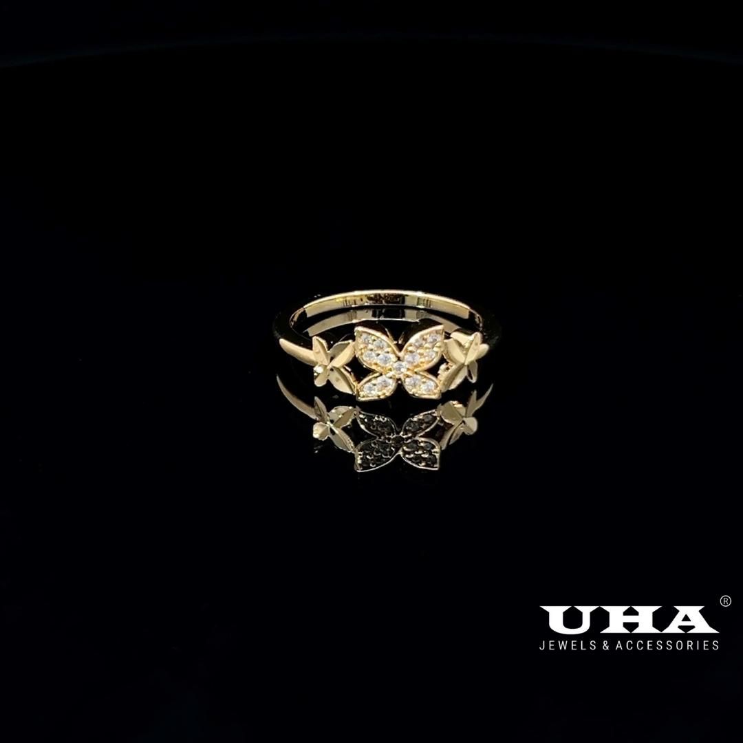 N1249 Nhẫn nữ đính đá CZ cao cấp thiết kế tinh tế nhẹ nhàng cá tính UHA