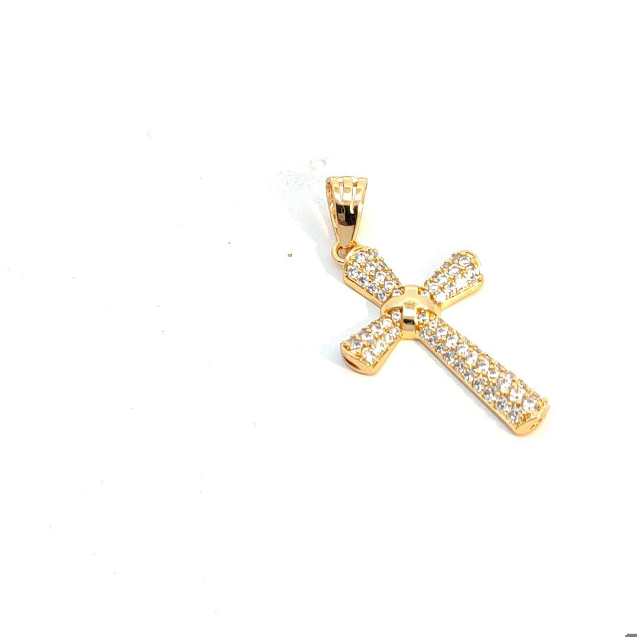 M1563 Mặt dây chuyền thánh giá UNISEX bền màu cao cấp