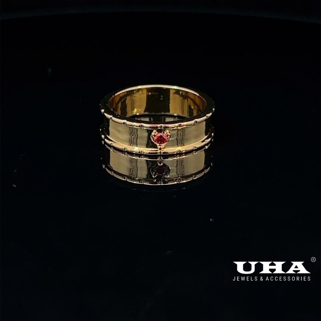 N1038DM Nhẫn nam đính đá màu phong thủy siêu xinh UHA