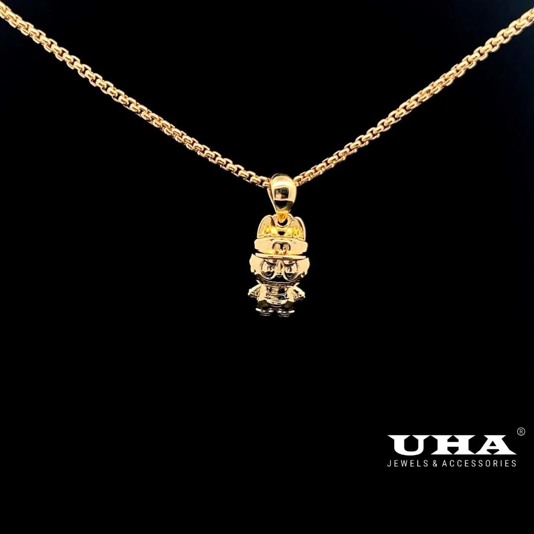 M1652 Mặt và Dây chuyền unisex thiết kế tinh tế kiểu dáng mới lạ UHA