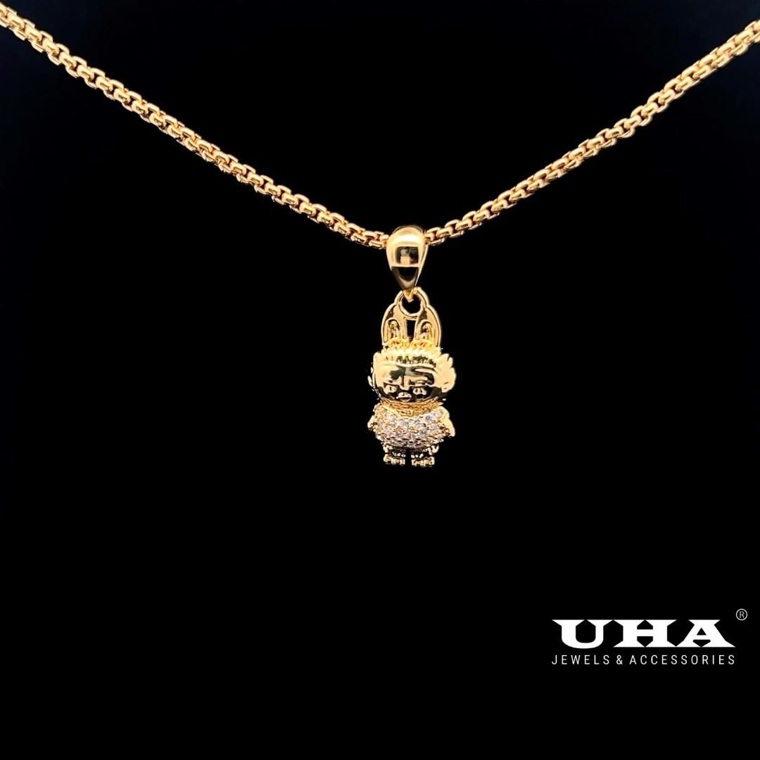 M1649 Mặt và Dây chuyền unisex thiết kế LBB cao cấp UHA