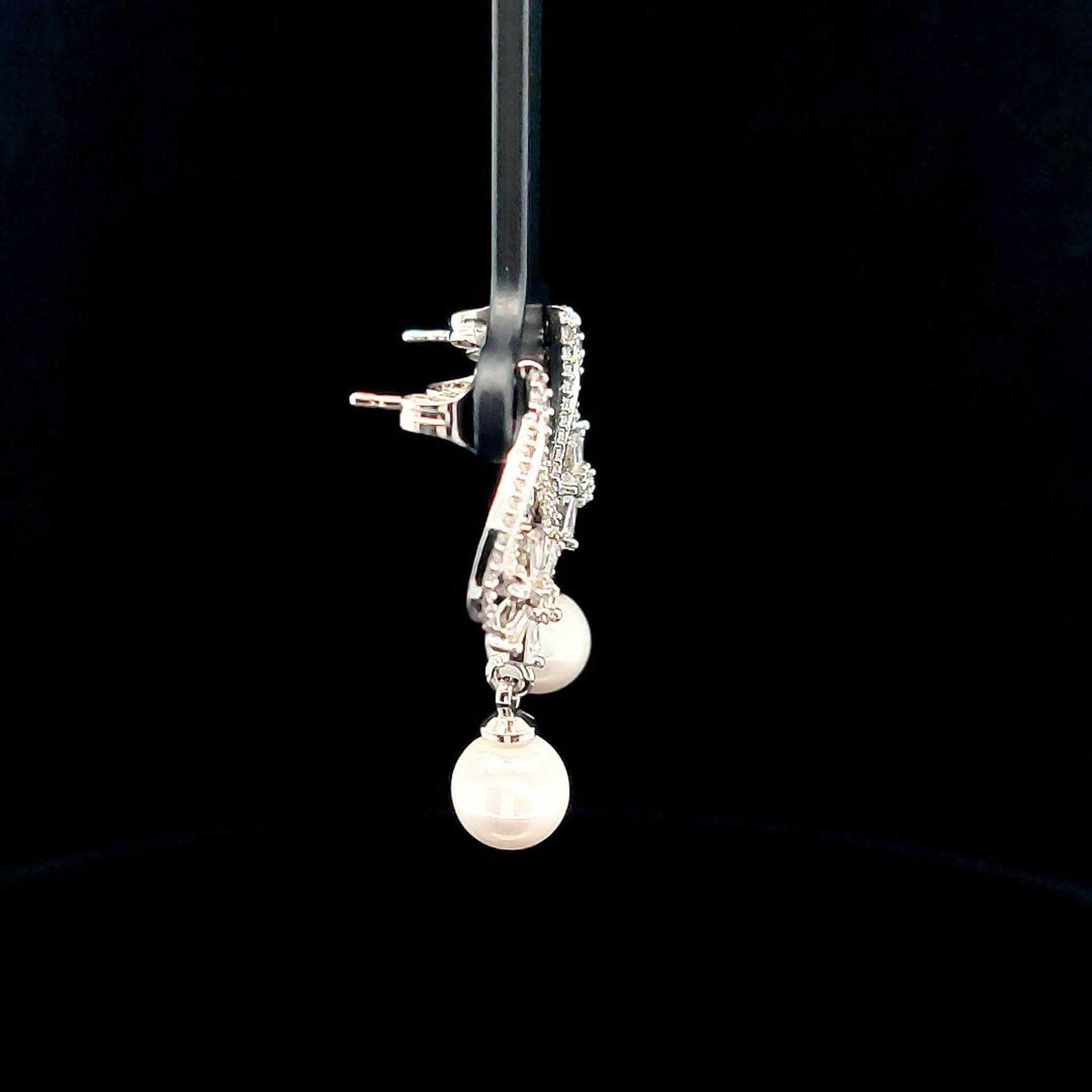 B1530 bông tai nữ hột châu cao cấp sang chảnh