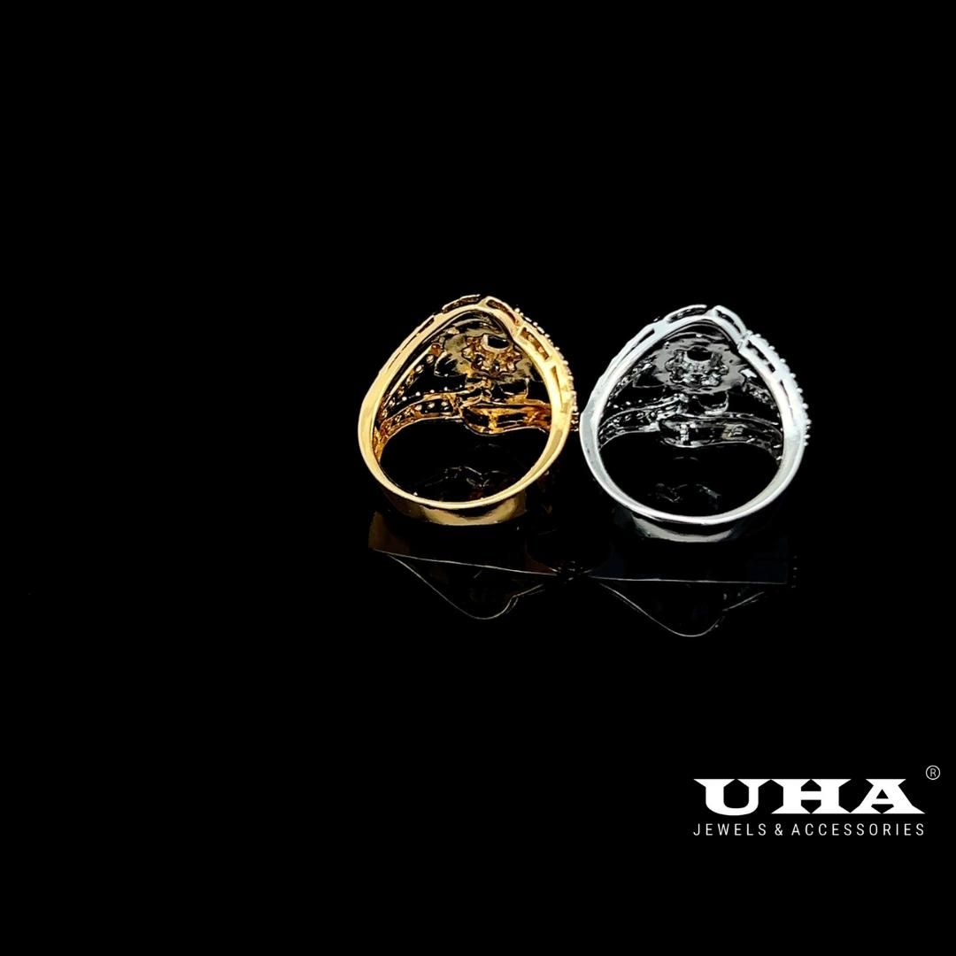 N479 Nhẫn nữ đính đá Cz cao cấp sáng lấp lánh UHA Women