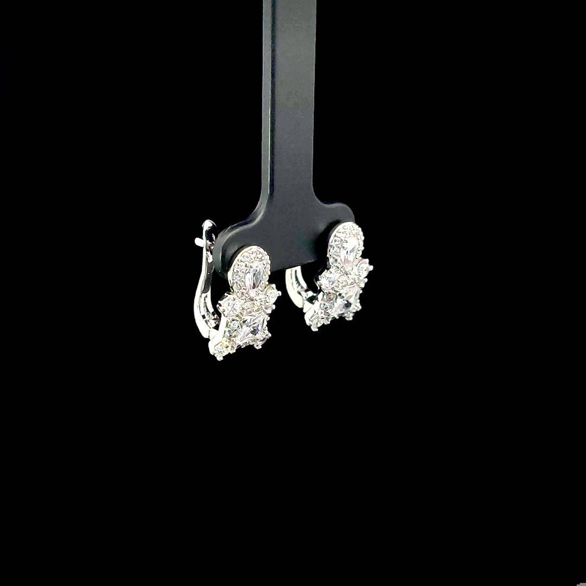 B1559  Bông tai nữ đính dá CZ cao cấp sang trọng