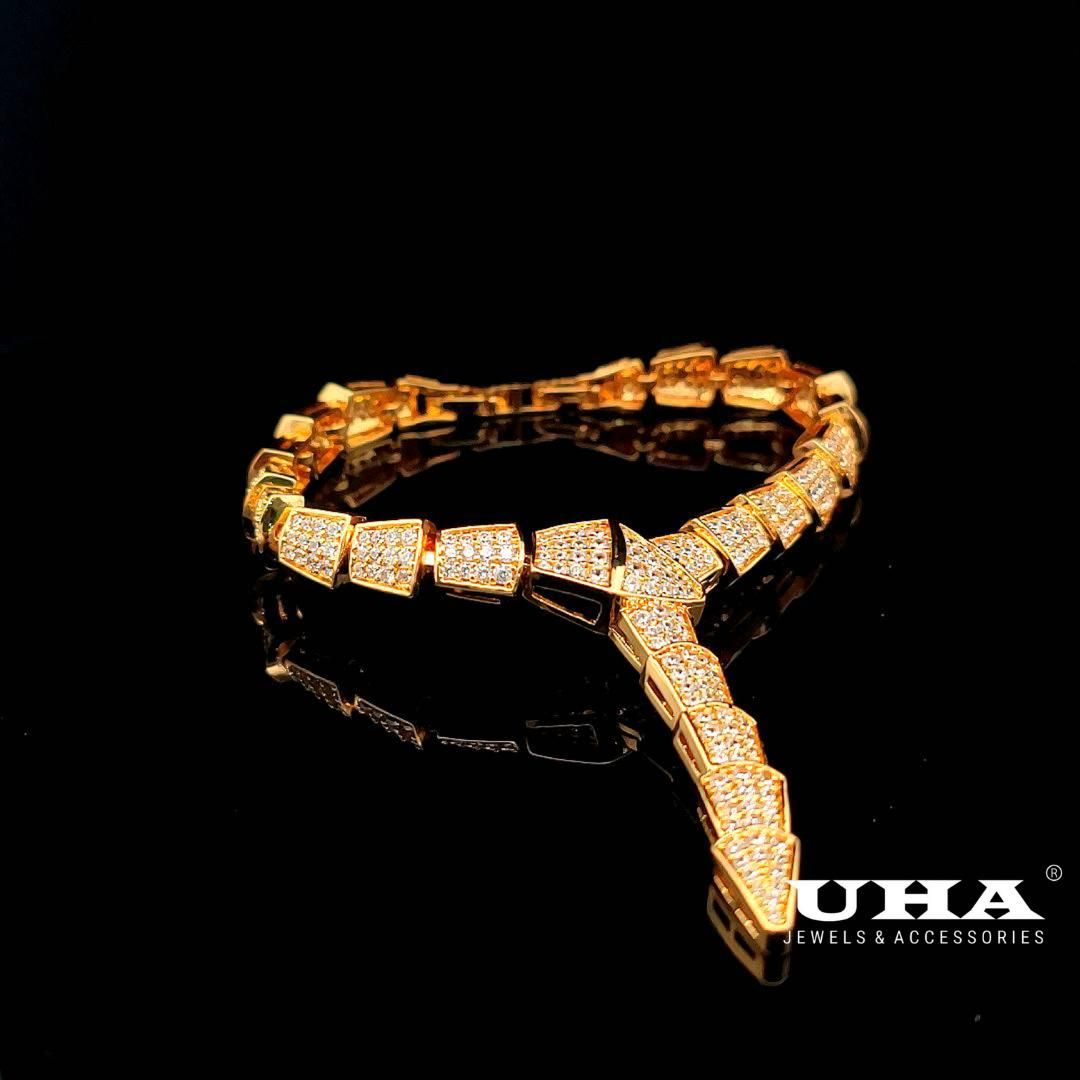 L514 Lắc tay nữ thiết kế bền màu cao cấp sáng lấp lánh UHA Phụ Kiện