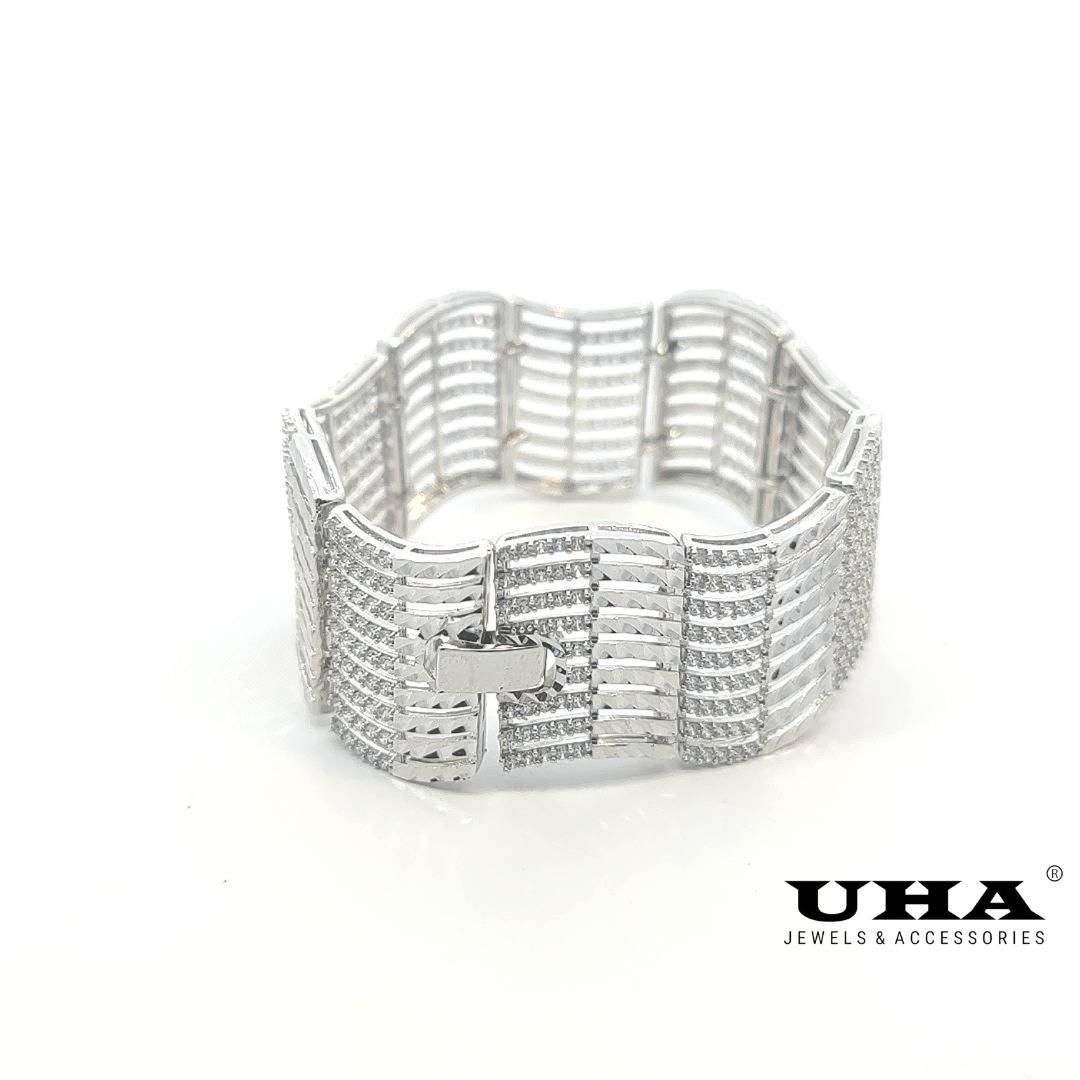 L379 Lắc tay nữ thiết kế sang trọng đính đá siêu sáng-UHA Phụ Kiện Women