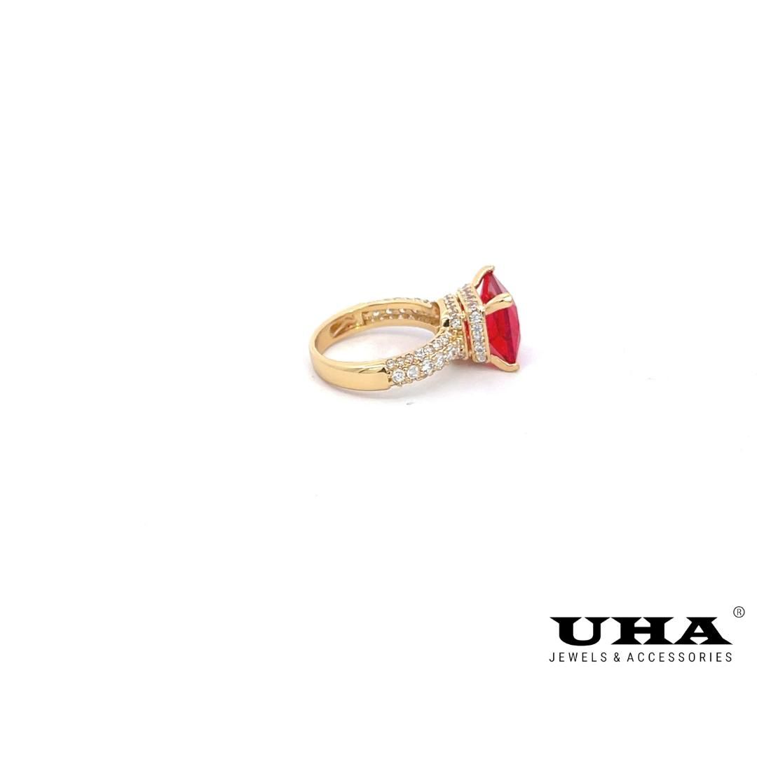 N654 Nhẫn nữ thiết kế sang trọng đính đá sáng lấp lánh  UGA Women