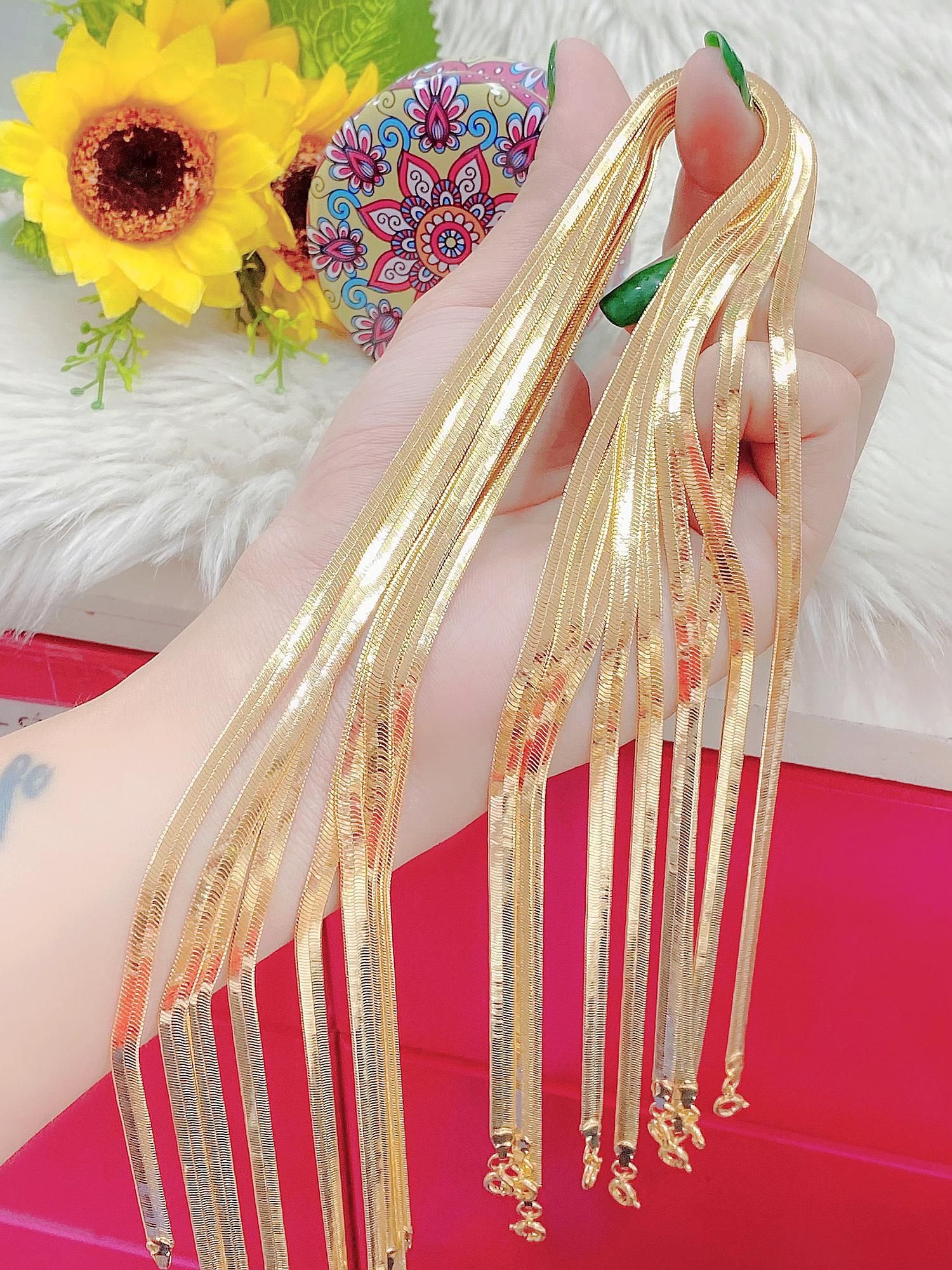 Dây chuyền nam nữ bản dẹp DCBD  cao cấp UHA 148- Women (GỒM 1 DÂY)-