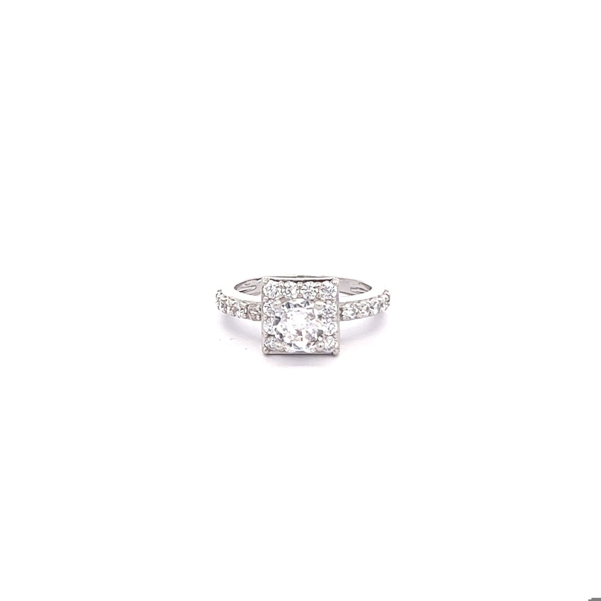 N754 UHA - Nhẫn nữ UHA đính đá CZ cao cấp bền màu Women
