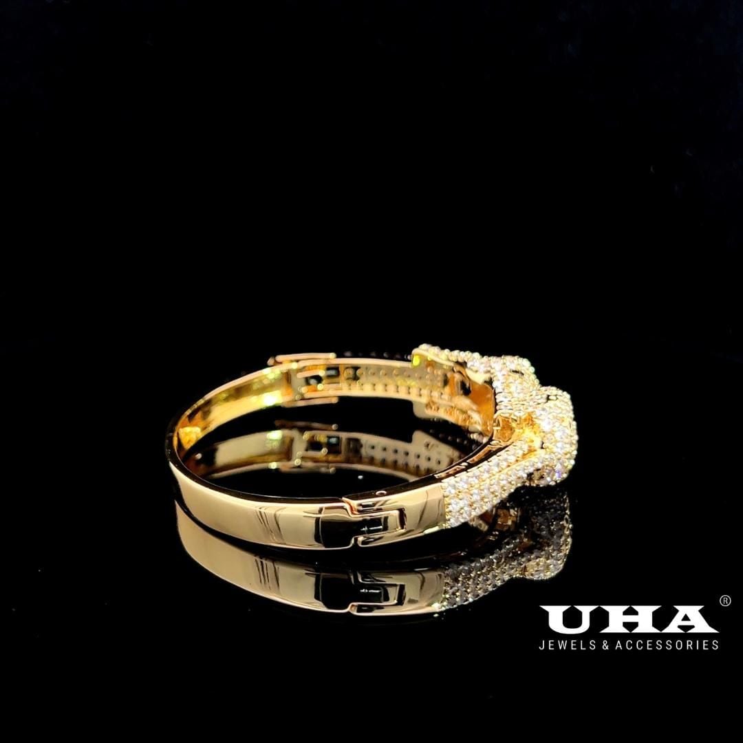 V614 Vòng tay nữ thiết kế sang trọng đính đá cz cao cấp sáng lấp lánh UHA Phụ Kiện