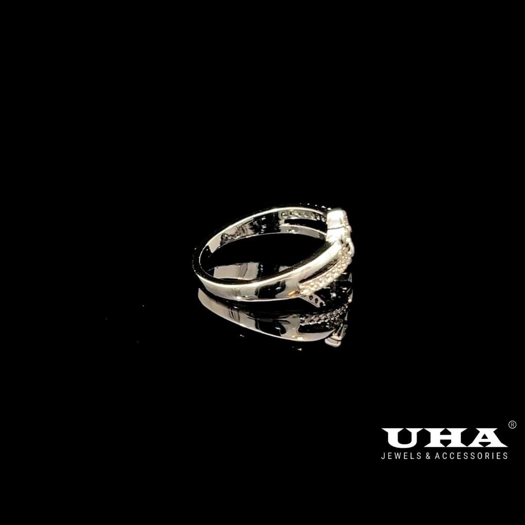 N1248 Nhẫn nữ đính đá CZ cao cấp thiết kế cá tính nhẹ nhàng UHA