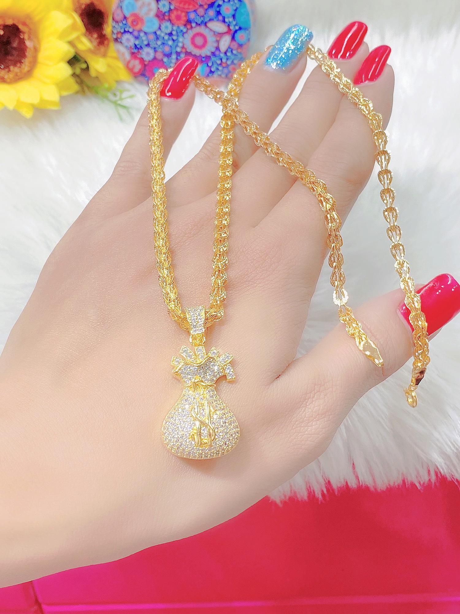 M1276 Mặt và Dây chuyền nữ kiểu dáng sang trọng Trang Sức Women  Jewelry