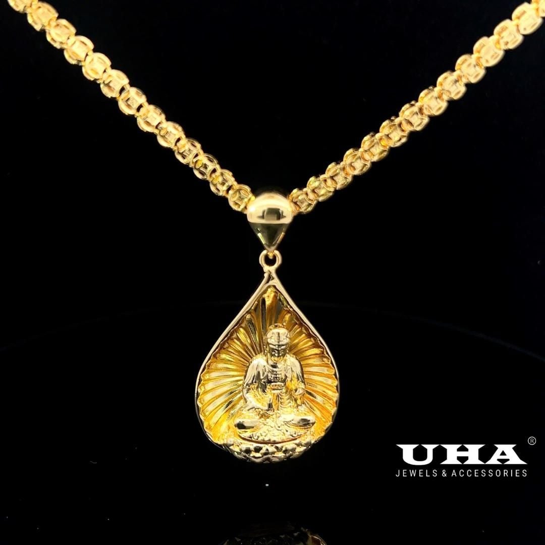 M1615 Mặt và Dây chuyền thiết kế hình phật sang trọng UHA Women Jewelry