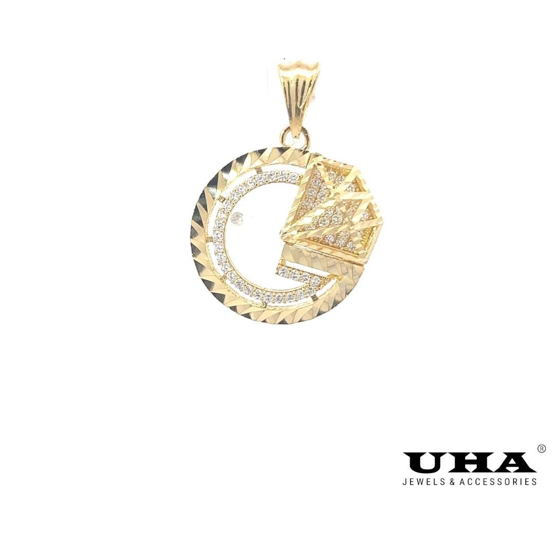 M798 Mặt và Dây chuyền nữ thiết kế sang trọng UHA Voi Charm