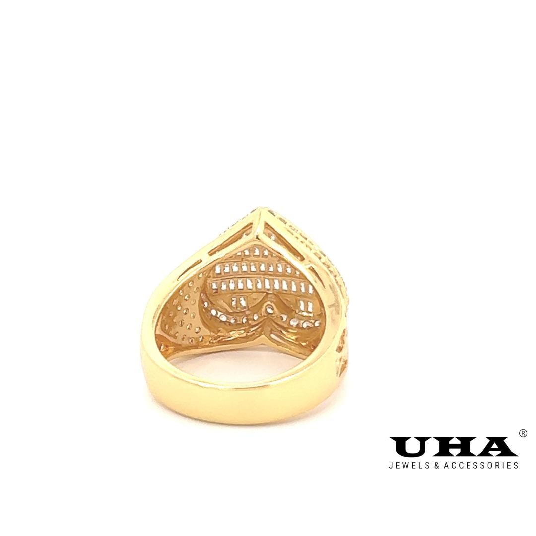 N974 Nhẫn nữ thiết kế hình trái tim trẻ trung sang trọng UHA