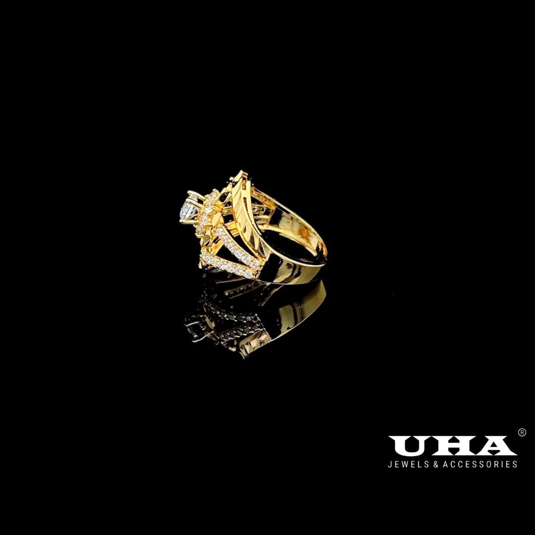 N479 Nhẫn nữ đính đá Cz cao cấp sáng lấp lánh UHA Women