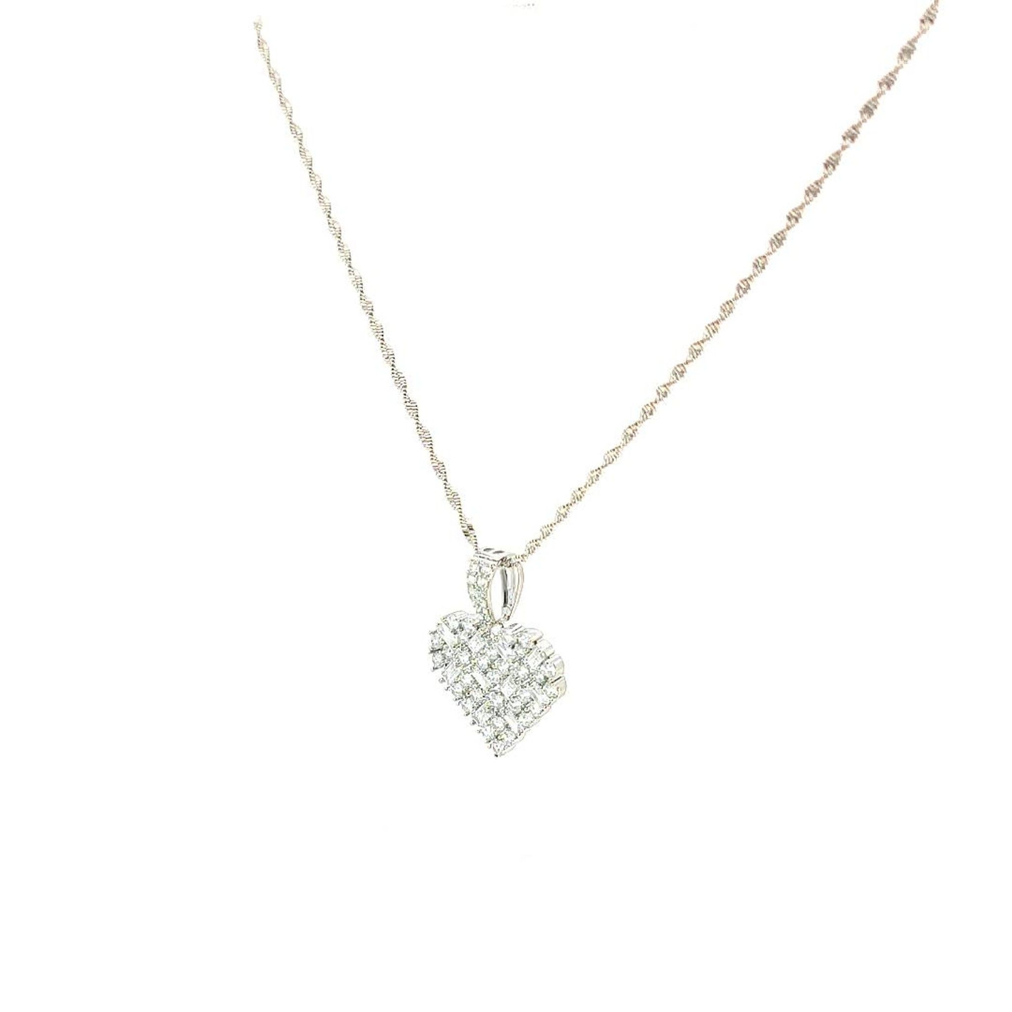 M1346 - Mặt dây chuyền nữ mạ vàng hình trái tim  kiểu dáng sang trọng (Không kèm dây)