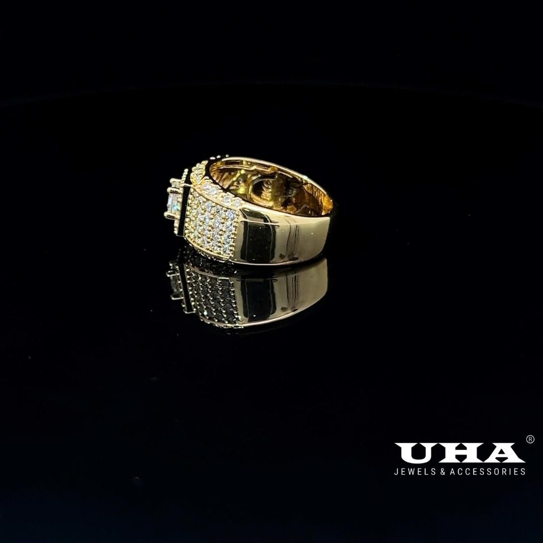 N1221 Nhẫn nam đính đá CZ cao cấp thiết kế tinh tế nhẹ nhàng UHA