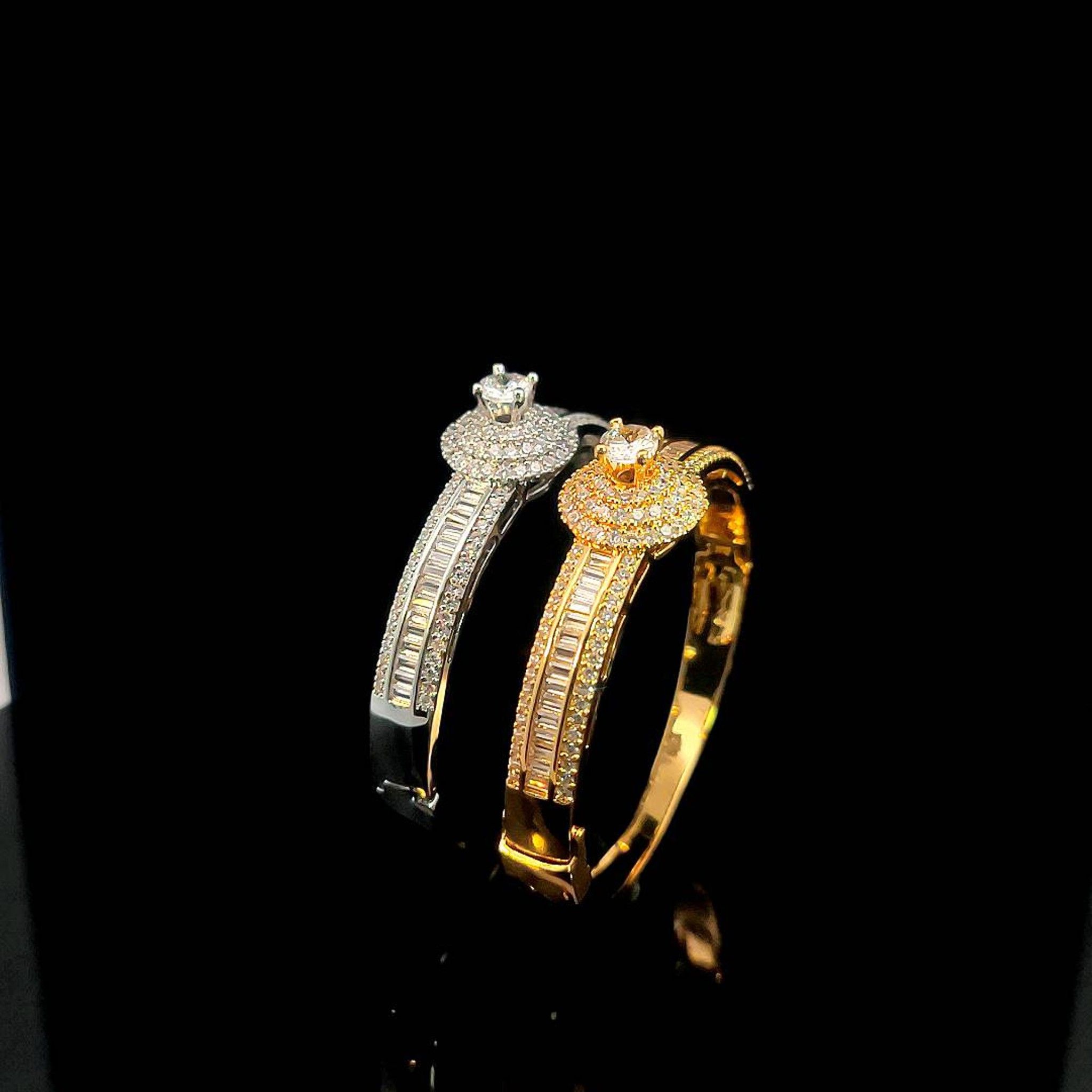 V586 Vòng tay nữ đính đá CZ cao cấp UHA Phụ Kiện