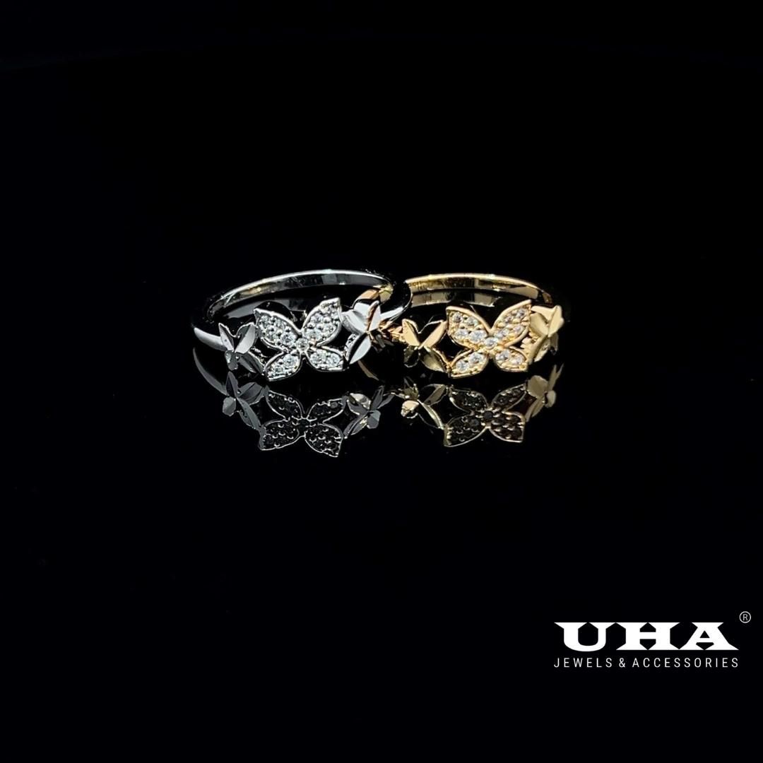 N1249 Nhẫn nữ đính đá CZ cao cấp thiết kế tinh tế nhẹ nhàng cá tính UHA