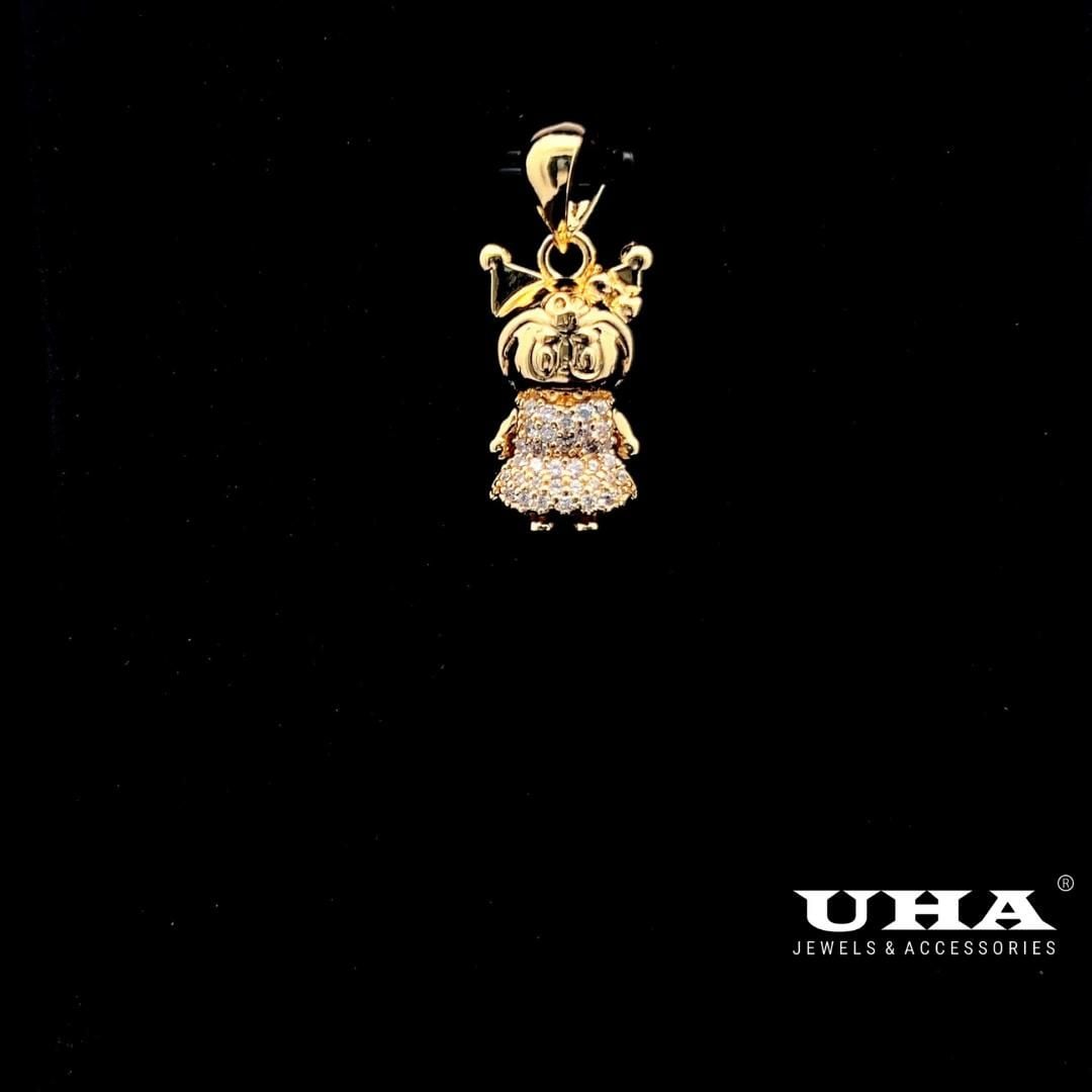 M1650 Mặt và Dây chuyền LBB unisex cá tính cao cấp UHA