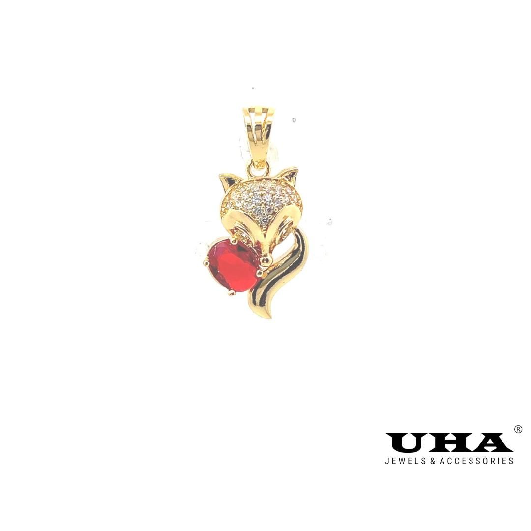 M1452 Mặt và Dây chuyền thiết kế HỒ LY sang trọng UHA Voi Women