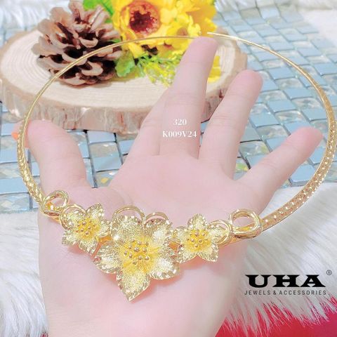 K009 Kiềng Cưới Hoa Mai tinh tế sang trọng Phụ Kiện UHA