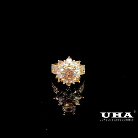 N454DM Nhẫn nữ đính đá CZ cao cấp sáng lấp lánh UHA