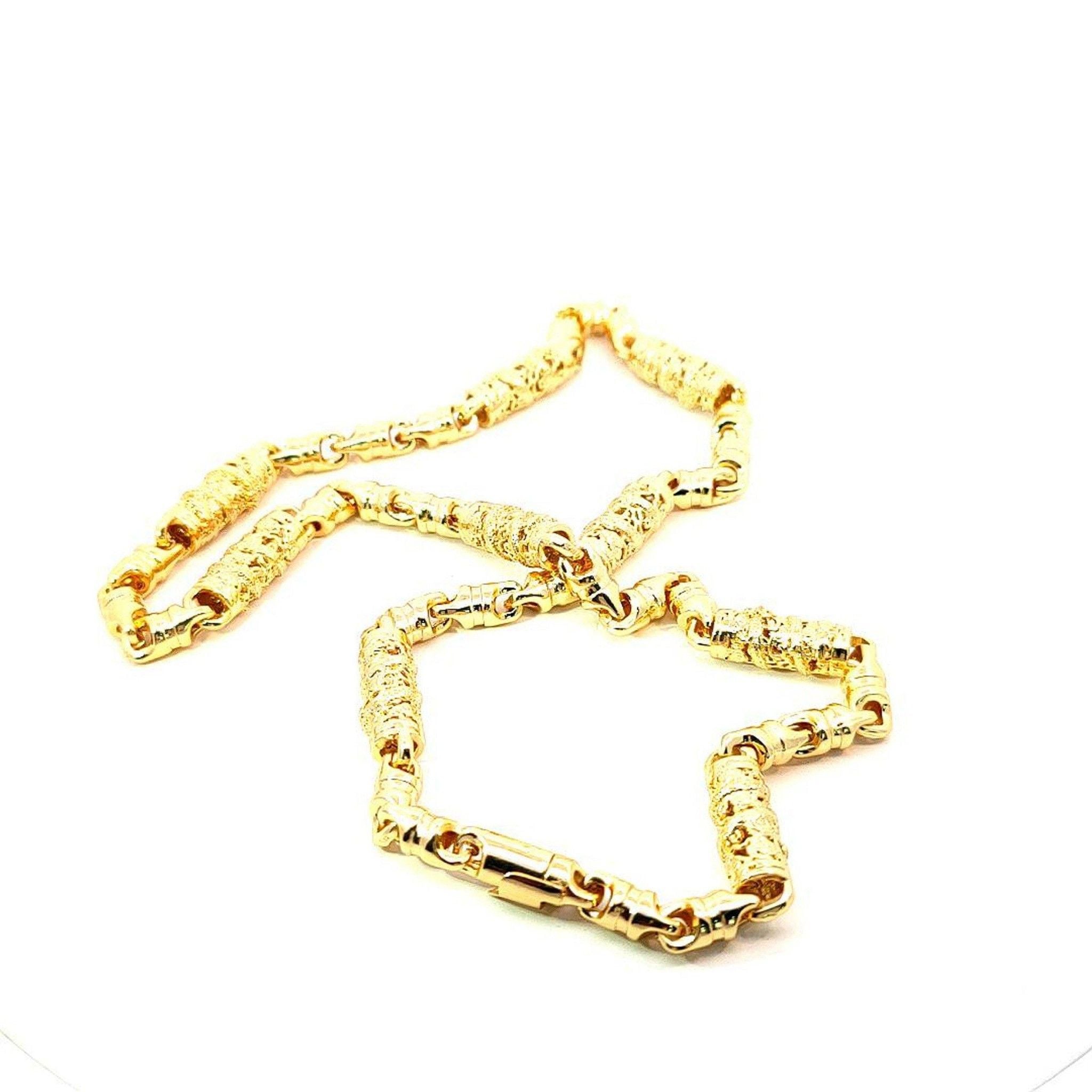 D60  UHA Dây chuyền nam hình rồng XI MẠ kiểu dáng sang trọng Trang Sức Trang Sức Jewelry