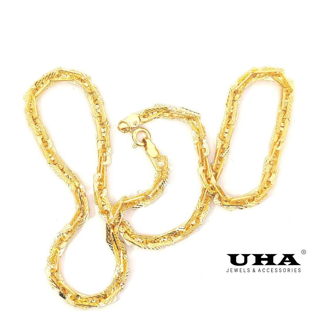 D81 dây chuyền nữ kiêu mắt xích dơn giản UHA Women Trang Sức Jewelry