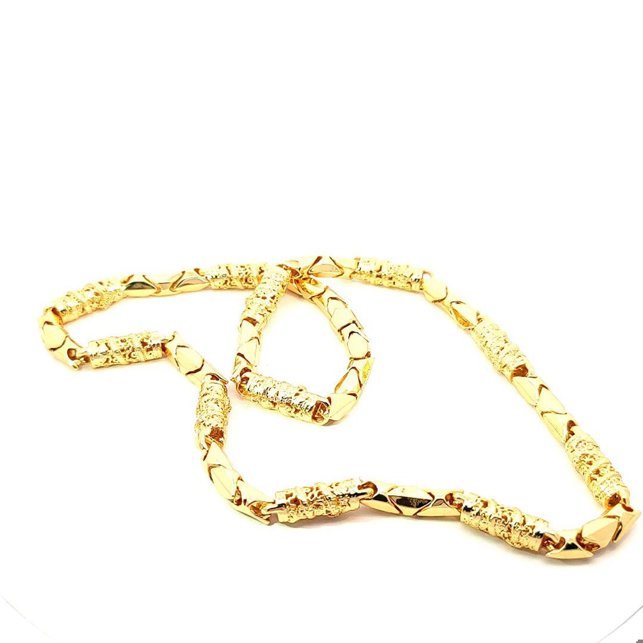 D59  UHA Dây chuyền nam rồng si mạ, kiểu dáng sang trọng Trang Sức Jewelry