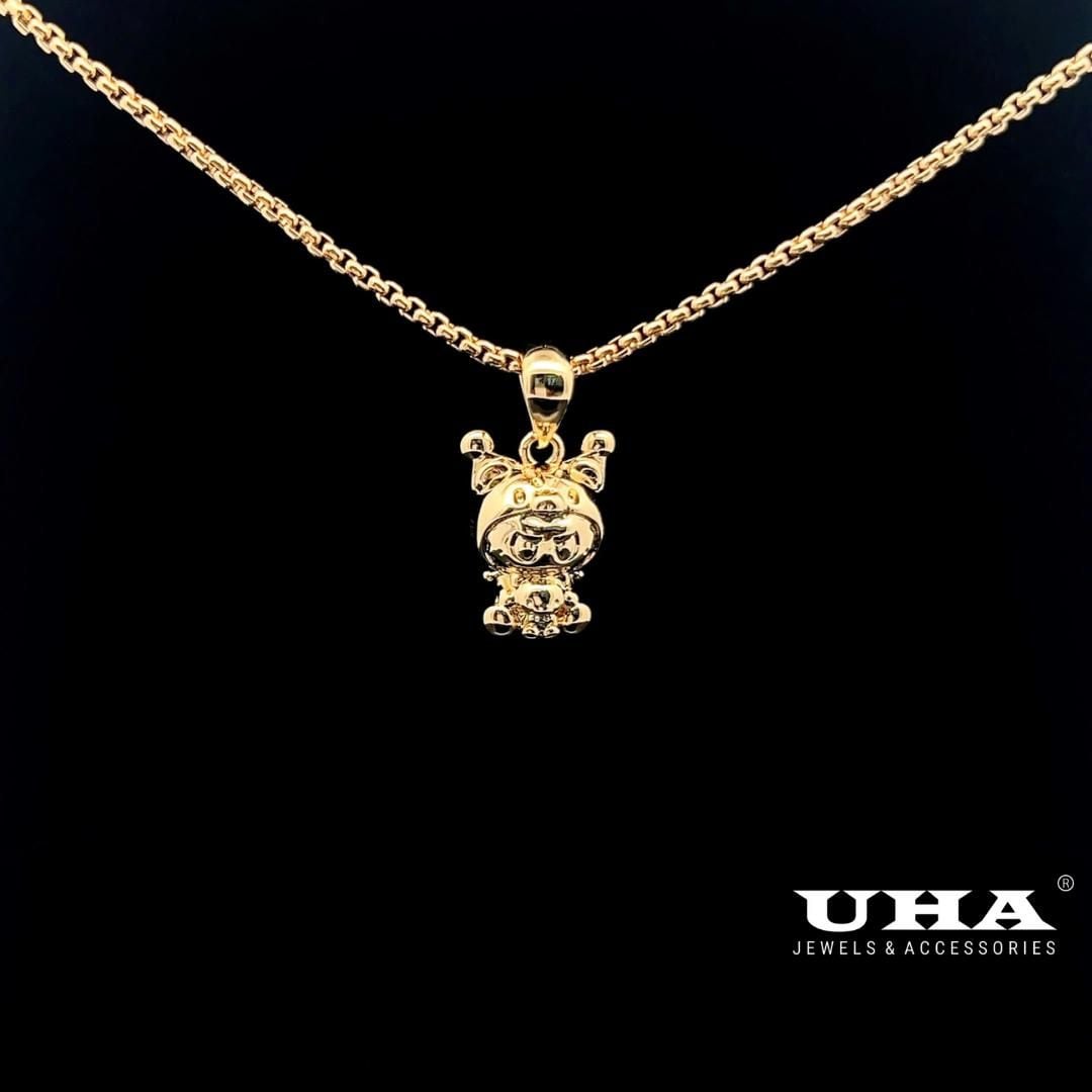 M1648 Mặt và Dây chuyền unisex thiết kế LBB cao cấp UHA