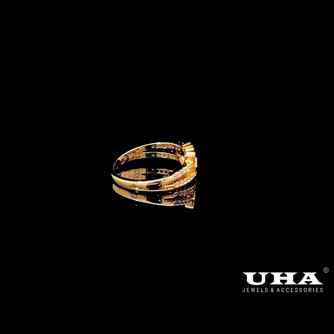 N1246 Nhẫn nữ đính đá CZ cao cấp thiết kế tinh tế nhẹ nhàng cá tính UHA