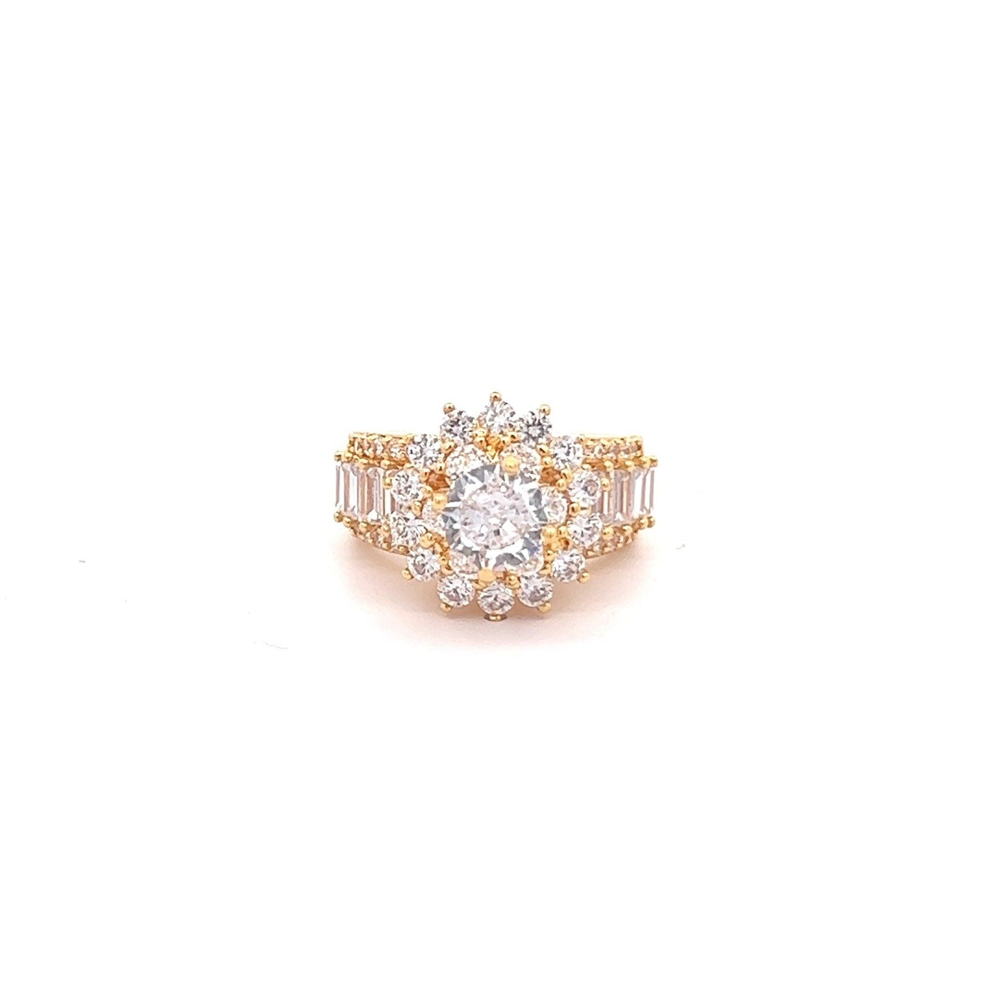 N674- Nhẫn nữ đính đá CZ tròn duyên dáng, trẻ trung cho phái nữ Women