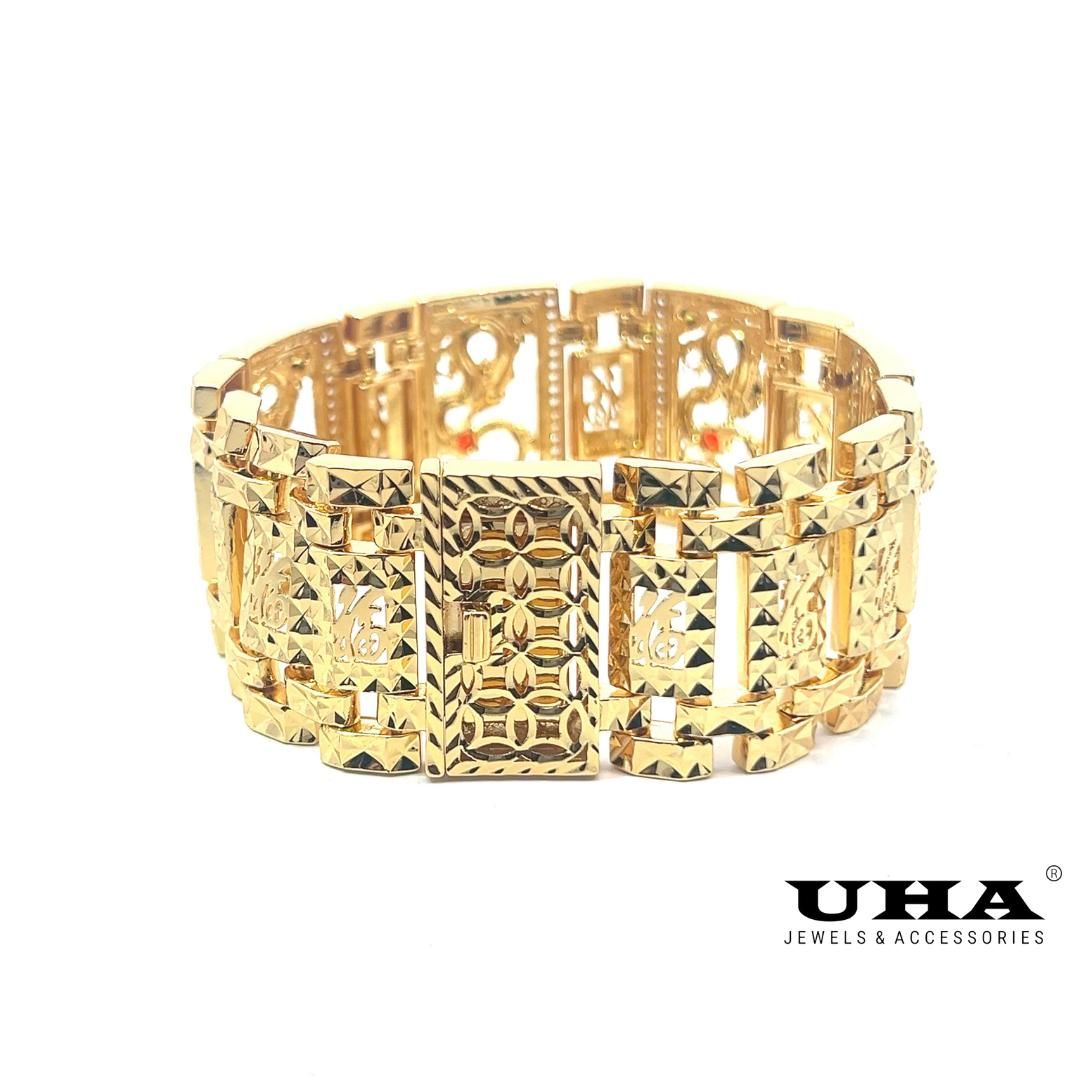 L632 Lắc tay nam thiết kế hình rồng sang trọng UHA