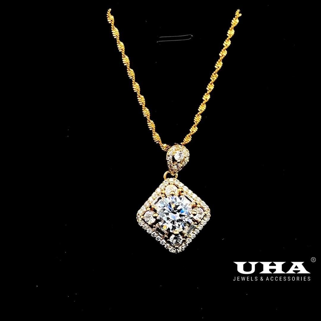 M1374 Mặt và Dây chuyền nữ kiểu dáng sang trọng cao cấp Trang Sức Women